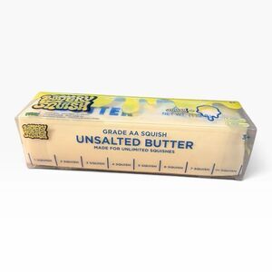 New Yellow Buttery Squish Grade AA Unsalted Butter Squishy Sensory Toy PPNC (b)